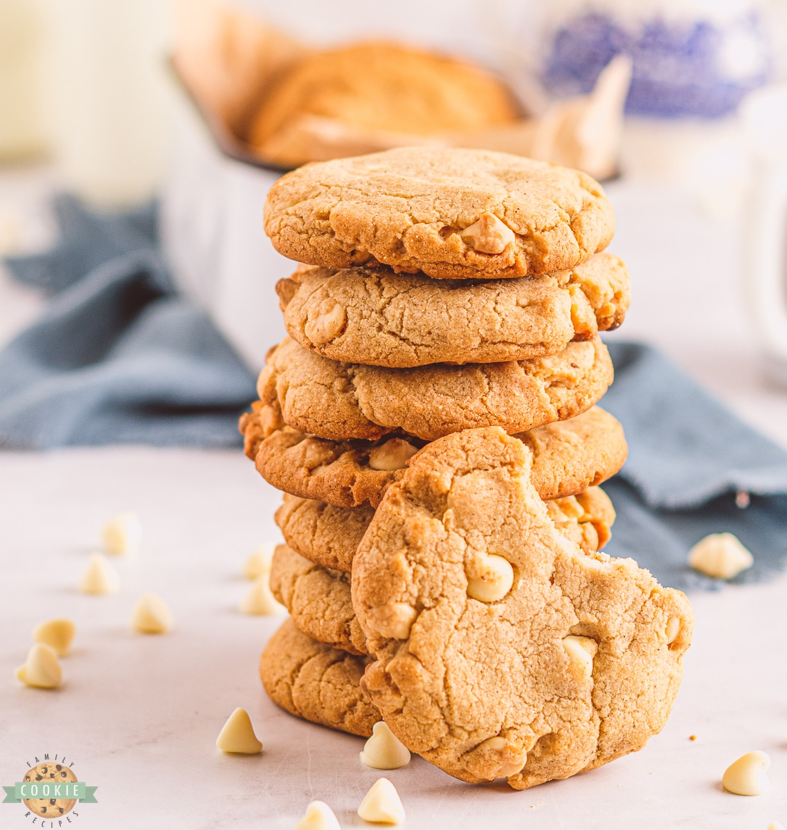 White Chocolate Cinnamon Cookies